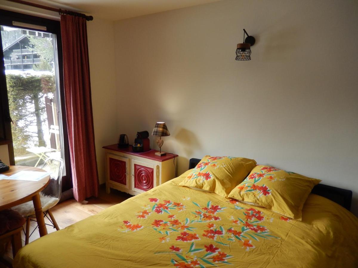 Studio Au Calme Avec Jardin Et Vue Mont-Blanc Chamonix Mont Blanc Exterior foto